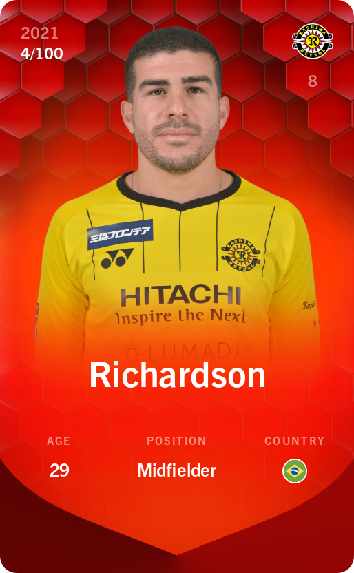 Sorare - Sorare Official - Richardson 2021-22 • Rare 4/100 - NFT # 22013081585784449573127300860266025120633610862162753419962478349613352391184