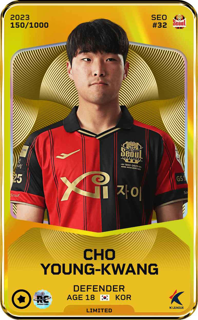 Cho Young-Kwang 2023-24 • Limited 150/1000