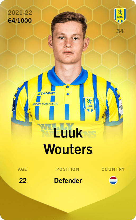 Luuk Wouters 2021-22 • Limited 64/1000