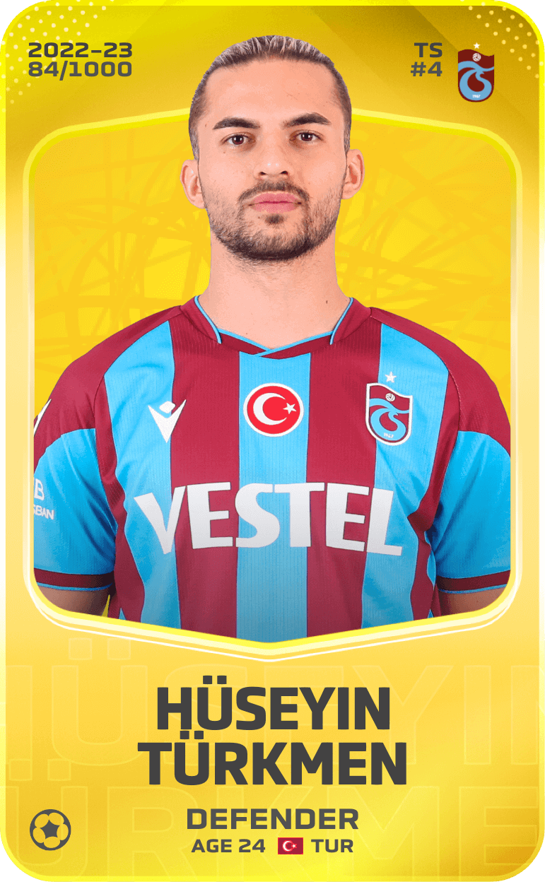Hüseyin Türkmen 2022-23 • Limited 84/1000