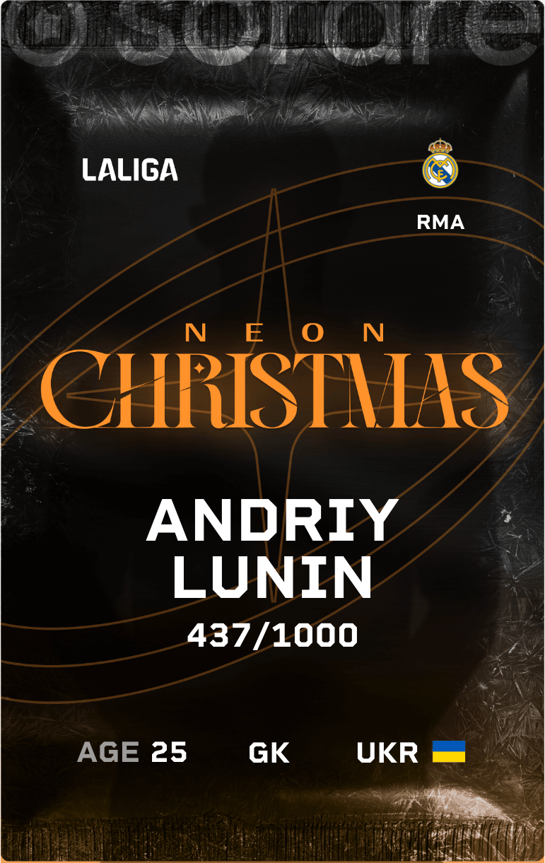 Andriy Lunin 2024-25 • Limited 437/1000