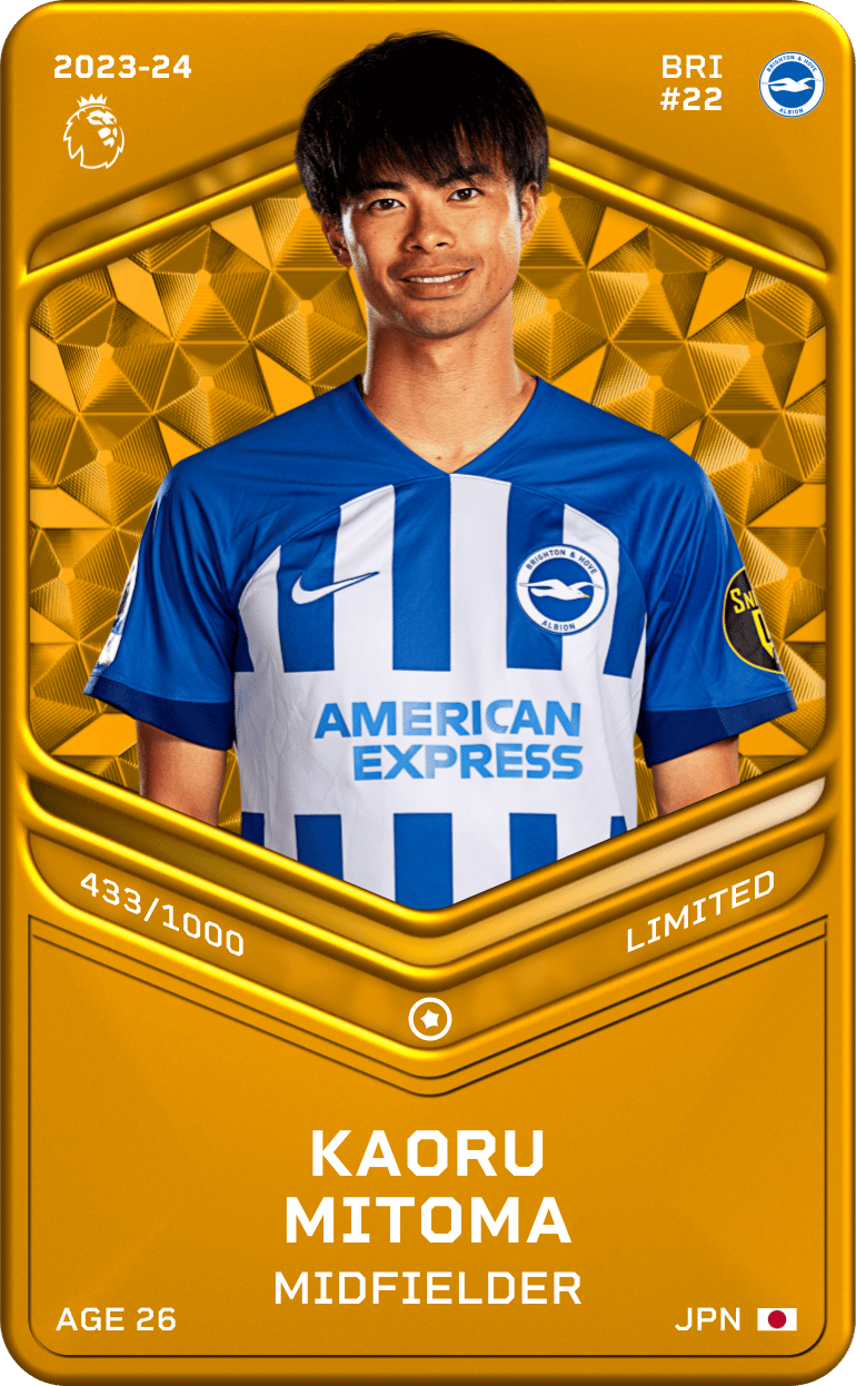 Kaoru Mitoma 2023-24 • Limited 433/1000