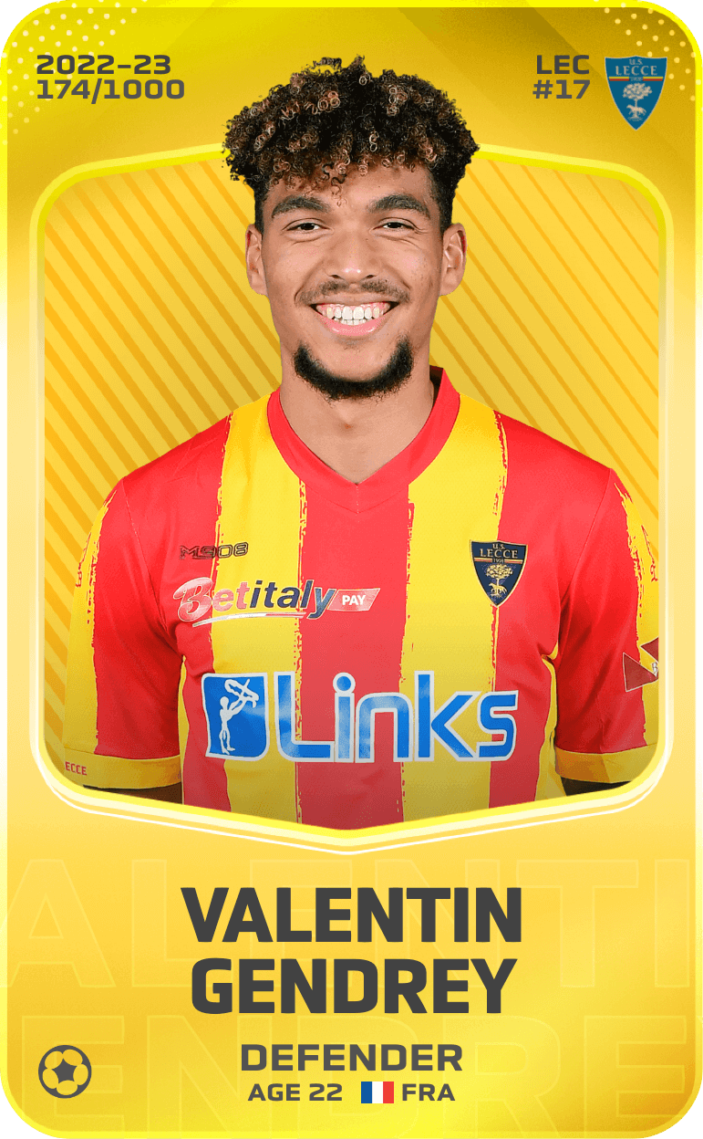 Valentin Gendrey 2022-23 • Limited 174/1000