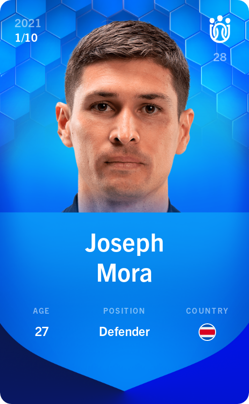 Sorare - Sorare Official - Joseph Mora 2021-22 • Super Rare 1/10 - NFT # 17695319280967963335084111249930963543187867292437906342526889076602997566756