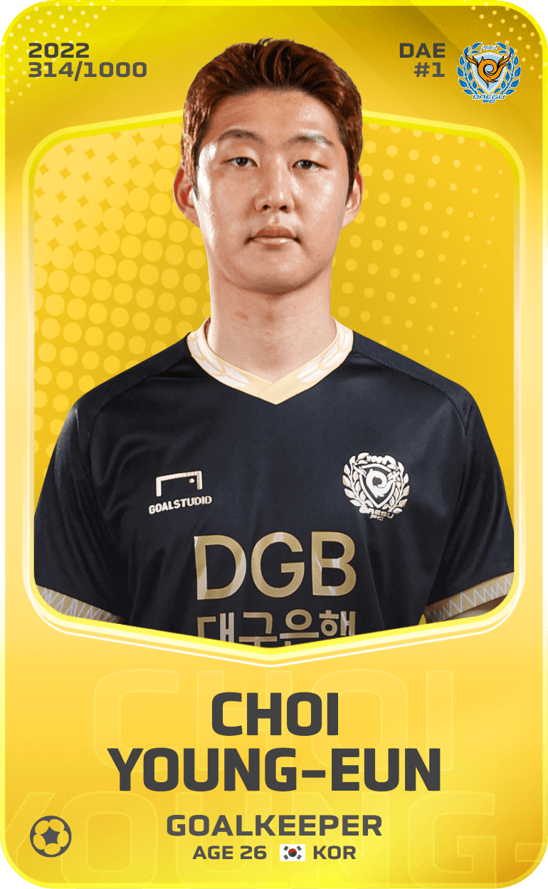 Choi Young-Eun 2022-23 • Limited 314/1000