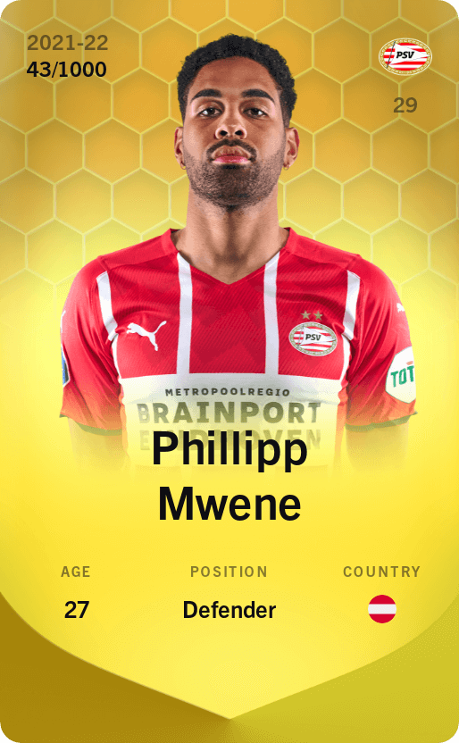 Phillipp Mwene 2021-22 • Limited 43/1000
