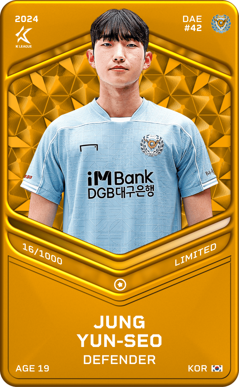 Jung Yoon-Seo 2024-25 • Limited 16/1000
