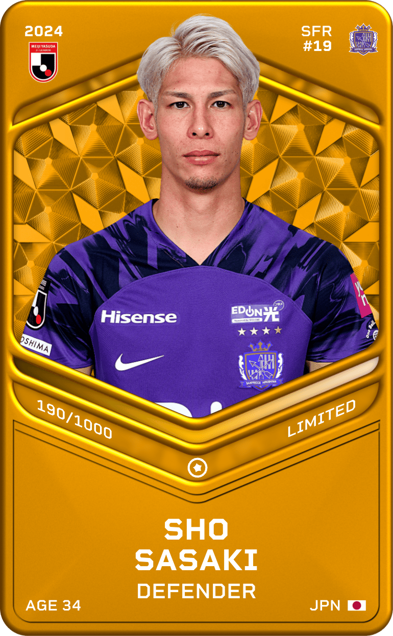 Sho Sasaki 2024-25 • Limited 190/1000