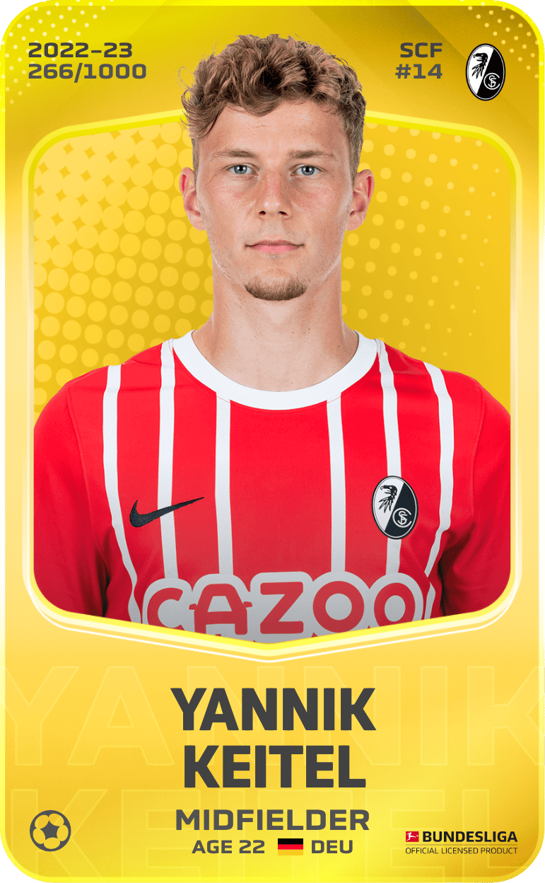 Yannik Keitel 2022-23 • Limited 266/1000