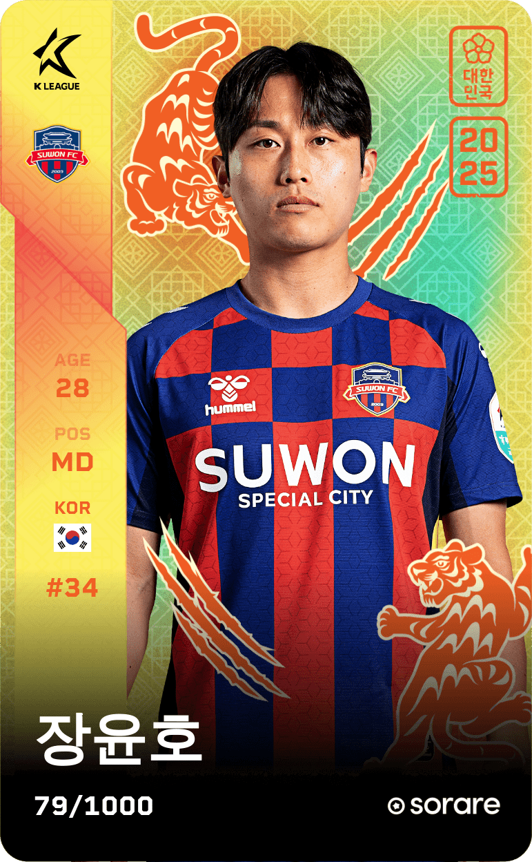 Jang Yun-Ho 2025-26 • Limited 79/1000