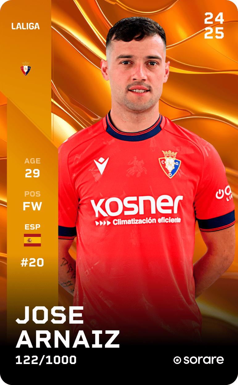 Jose Arnaiz 2024-25 • Limited 122/1000