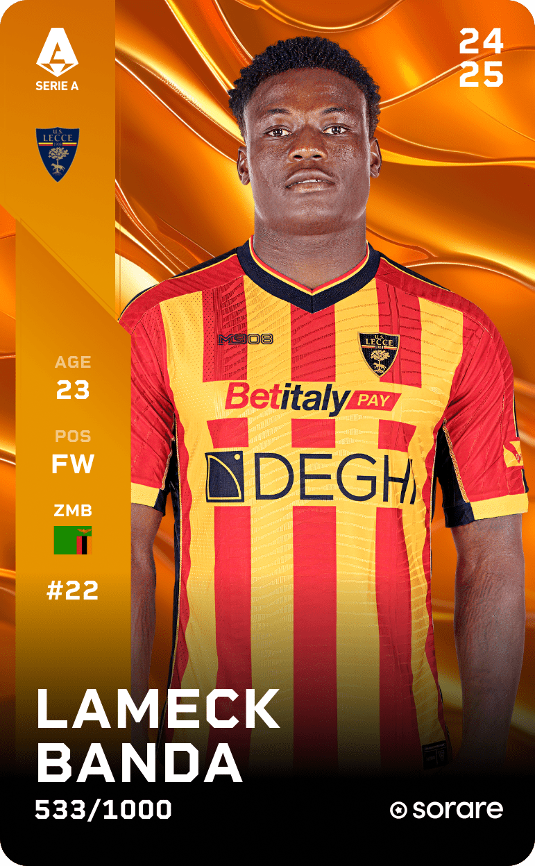Lameck Banda 2024-25 • Limited 533/1000