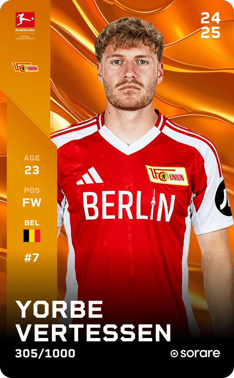 Yorbe Vertessen 2024-25 • Limited 305/1000