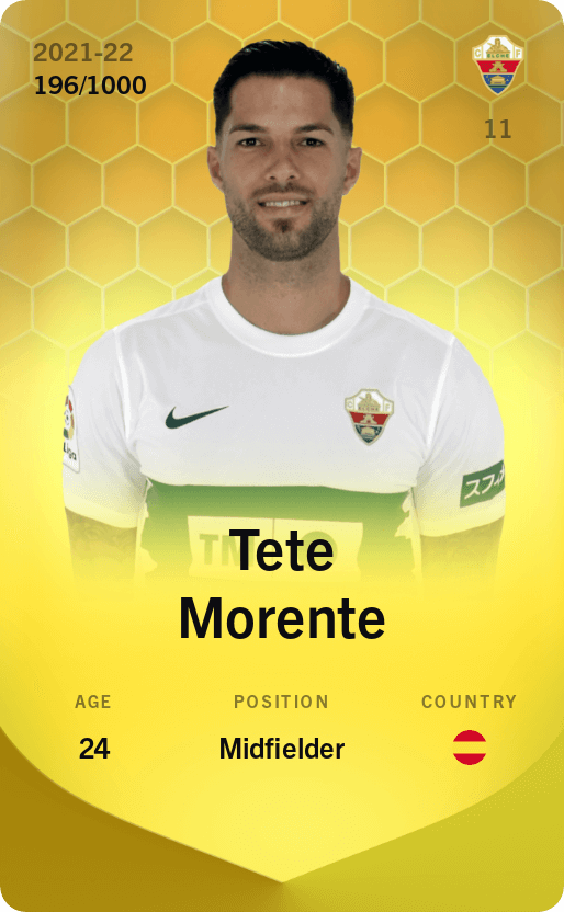 Tete Morente 2021-22 • Limited 196/1000