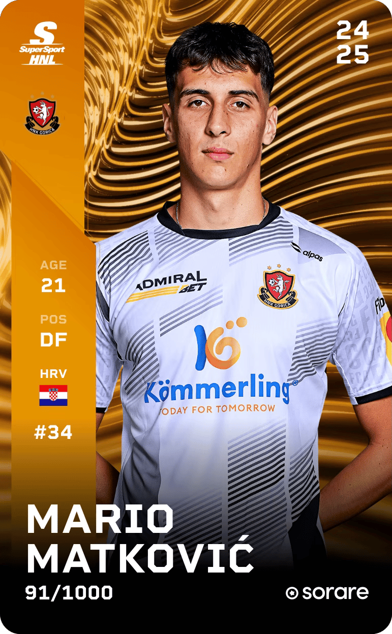 Mario Matković 2024-25 • Limited 91/1000