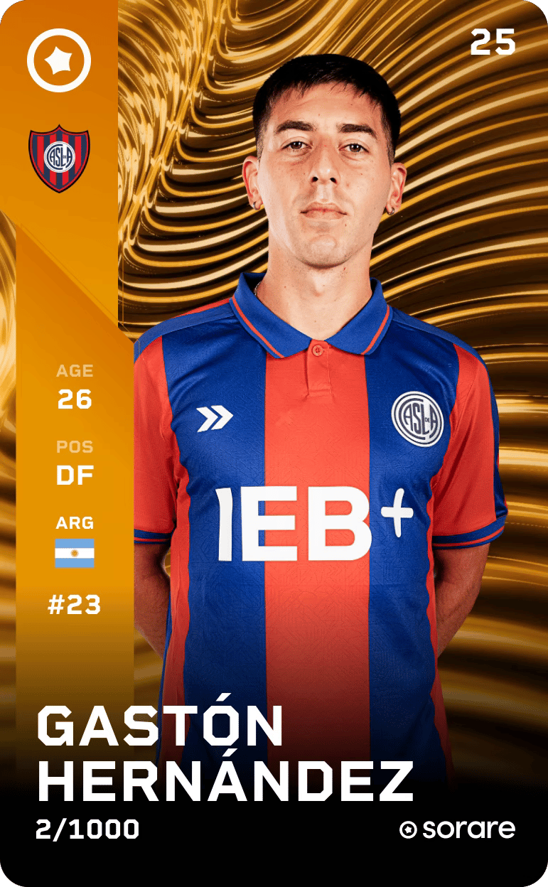 Gastón Hernández 2025-26 • Limited 2/1000