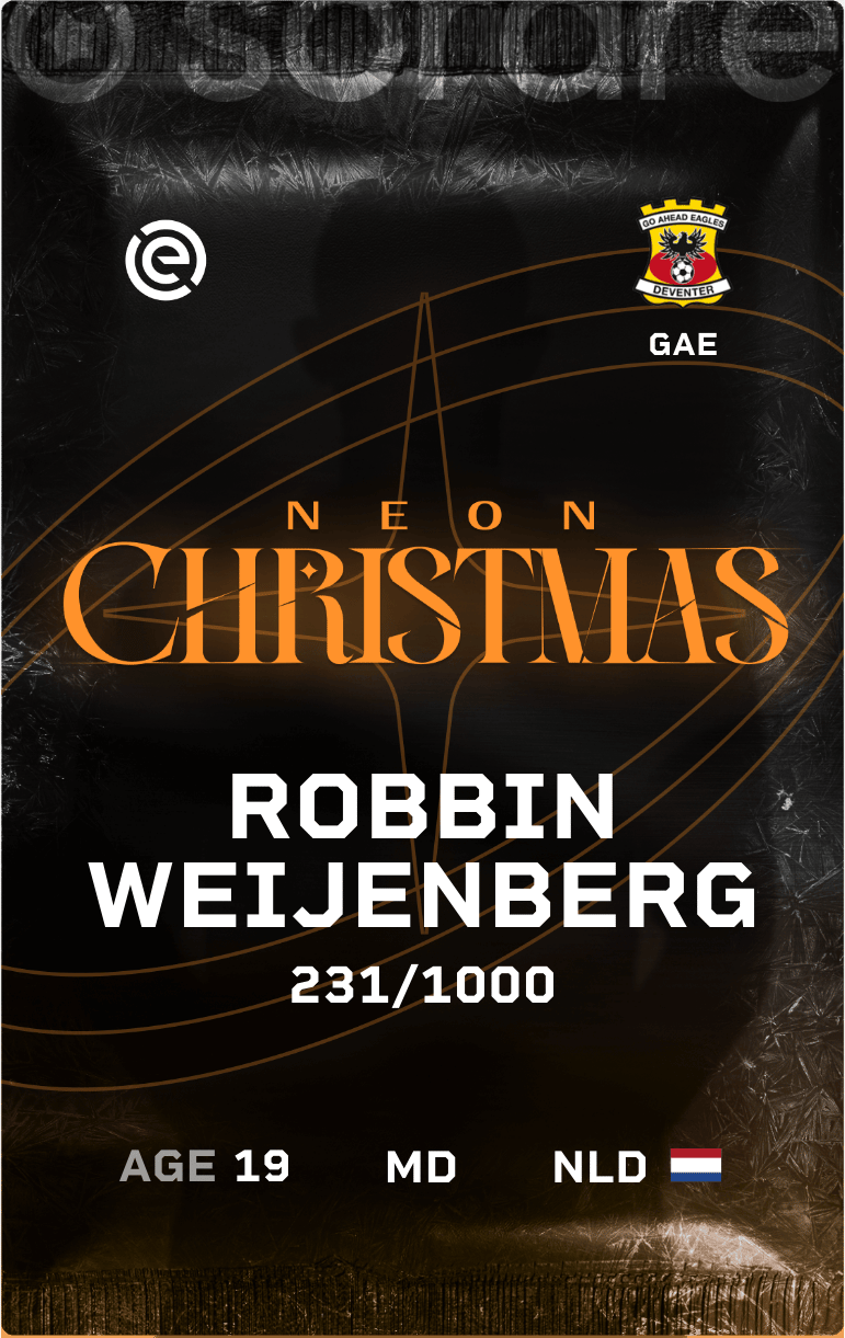Robbin Weijenberg 2024-25 • Limited 231/1000
