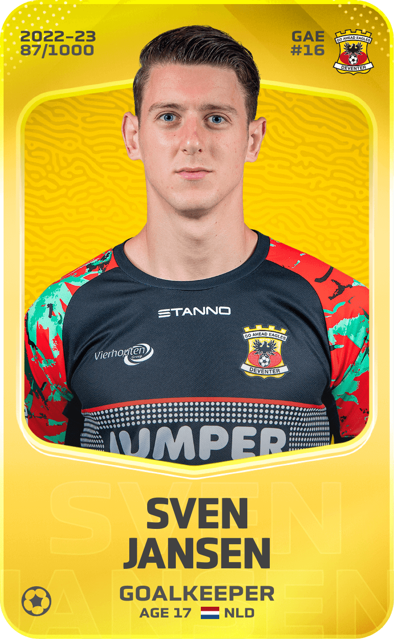 Sven Jansen 2022-23 • Limited 87/1000