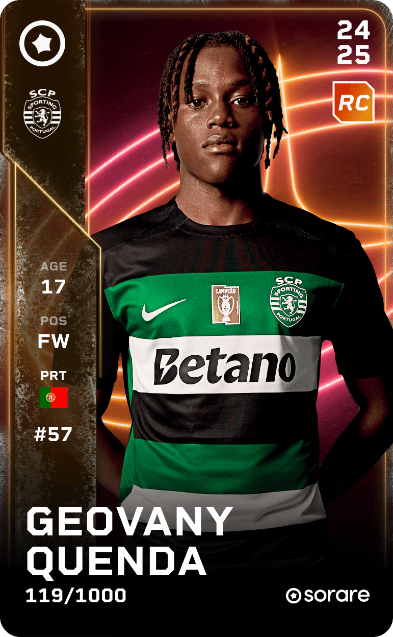 Geovany Quenda 2024-25 • Limited 119/1000
