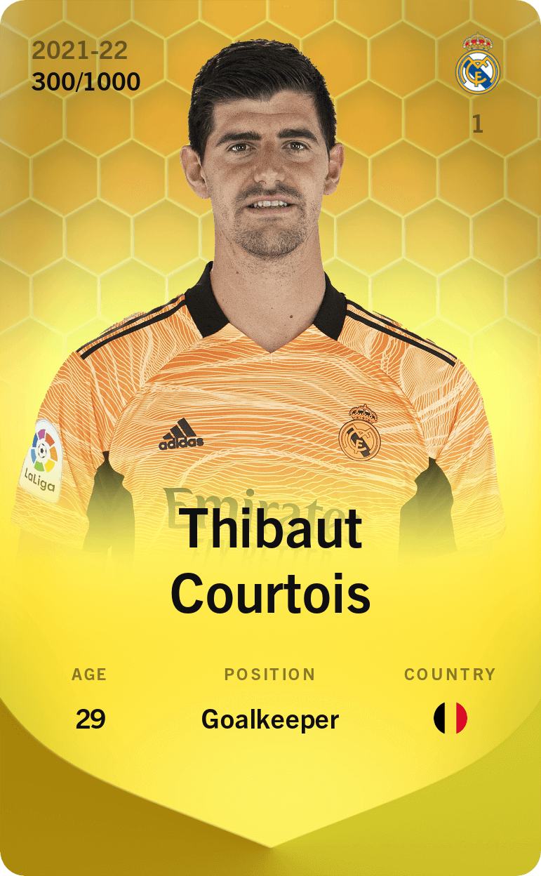 Thibaut Courtois 2021-22 • Limited 300/1000