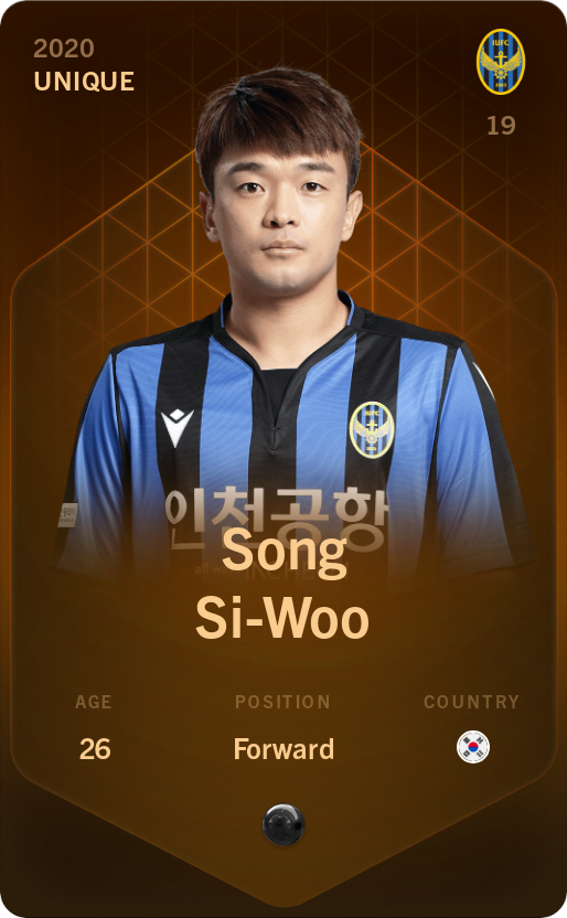 Sorare - Sorare Official - Song Si-Woo 2020-21 • Unique - NFT # 20010802453928736485343439636933330365439221499906706181067629779061951345339