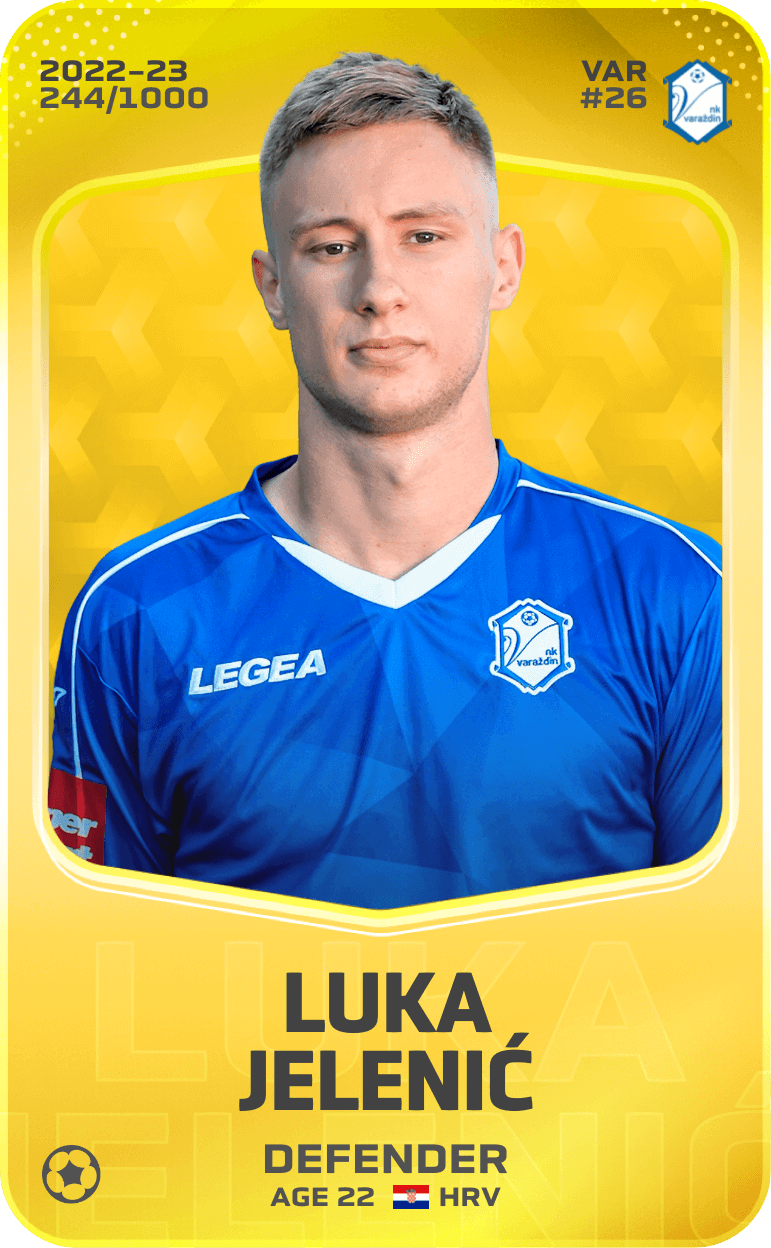 Luka Jelenić 2022-23 • Limited 244/1000