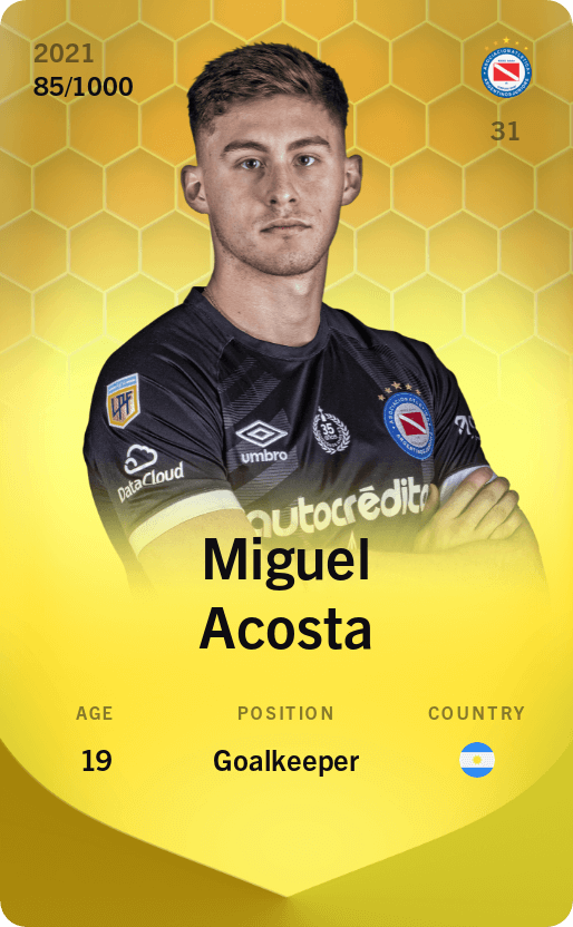 Miguel Acosta 2021-22 • Limited 85/1000