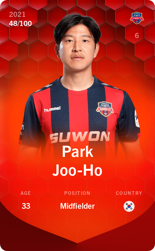 Sorare - Sorare Official - Park Joo-Ho 2021-22 • Rare 48/100 - NFT # 53364297173786708710679731167541025793409616333879808071619472386959326838302