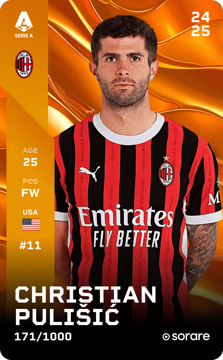 Christian Pulišić 2024-25 • Limited 171/1000