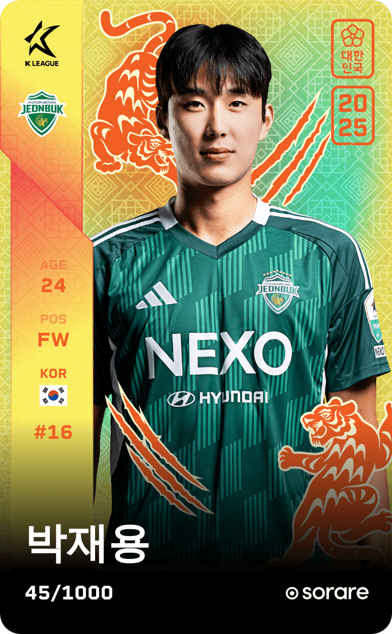 Bak Jae-Yong  2025-26 • Limited 45/1000