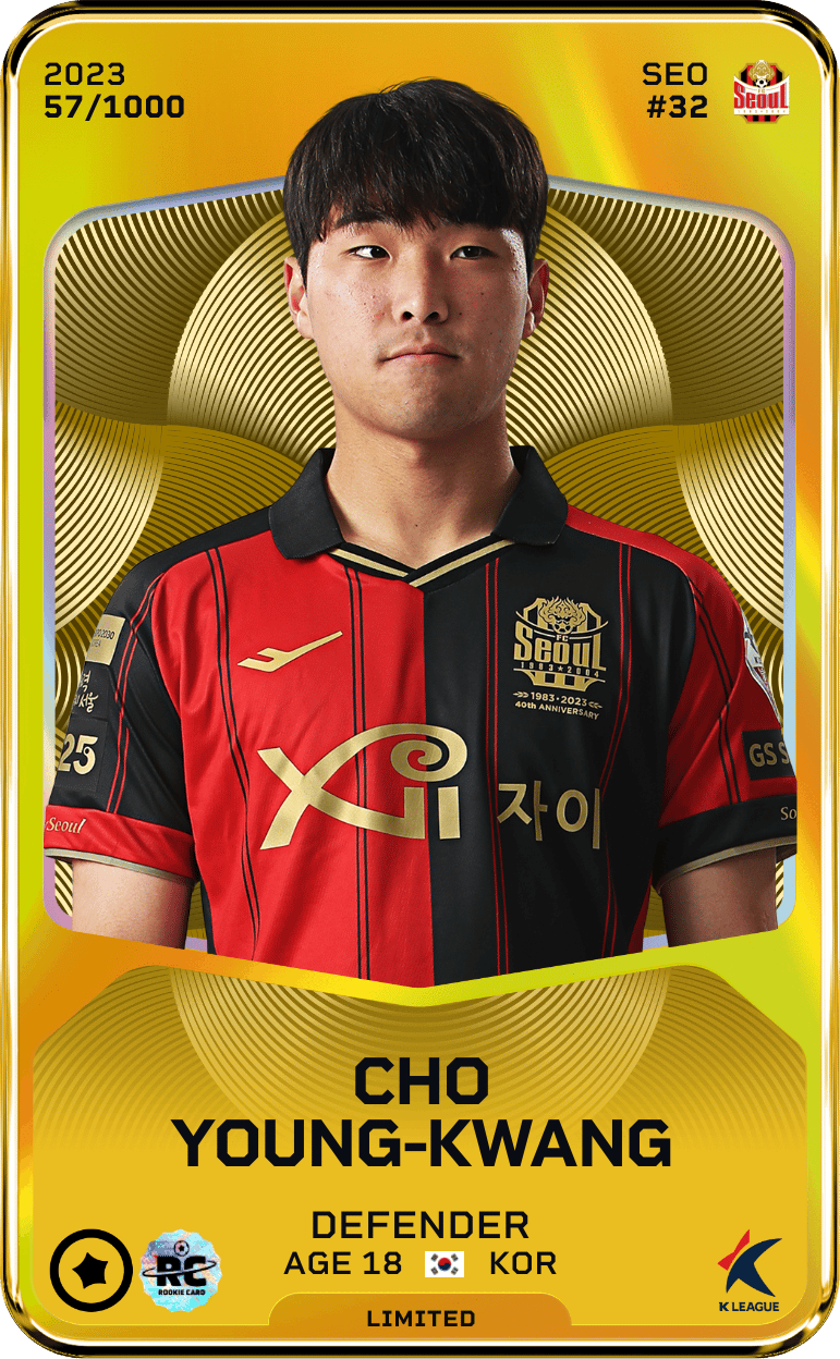 Cho Young-Kwang 2023-24 • Limited 57/1000