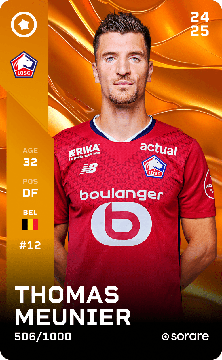 Thomas Meunier 2024-25 • Limited 506/1000