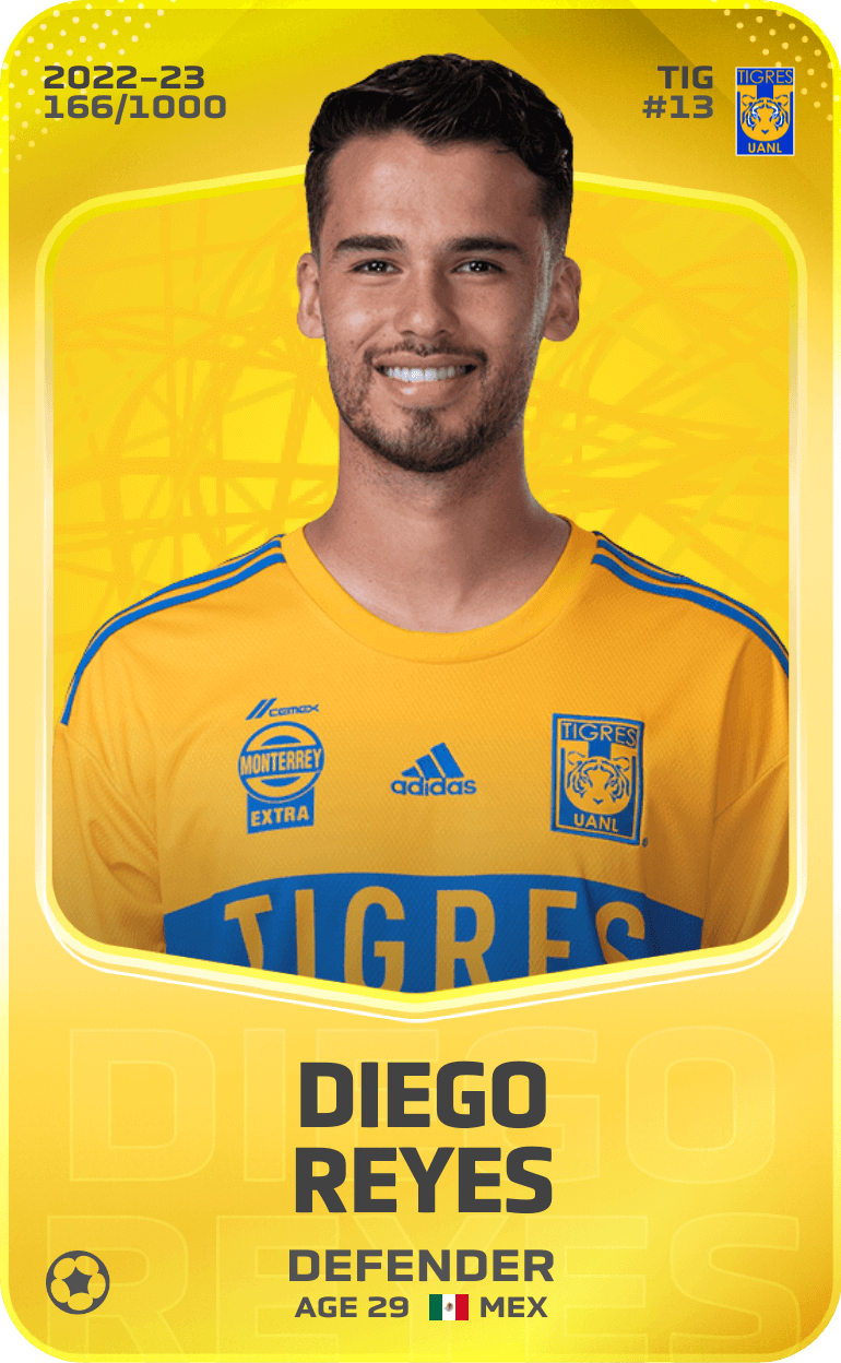 Diego Reyes 2022-23 • Limited 166/1000