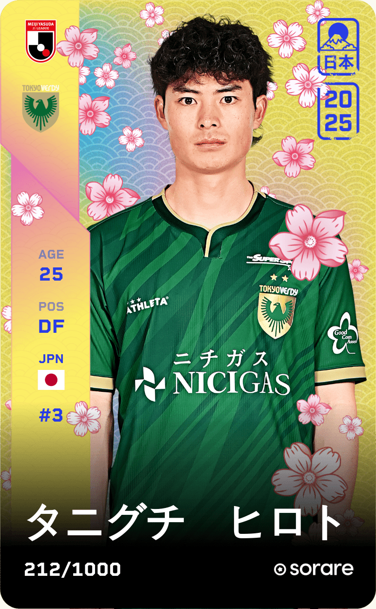 Hiroto Taniguchi 2025-26 • Limited 212/1000