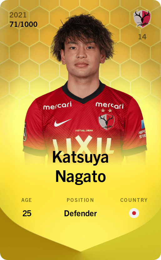 Katsuya Nagato 2021-22 • Limited 71/1000