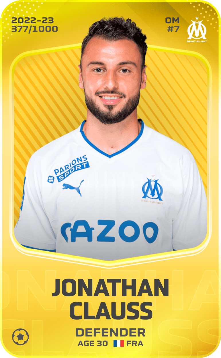 Jonathan Clauss 2022-23 • Limited 377/1000