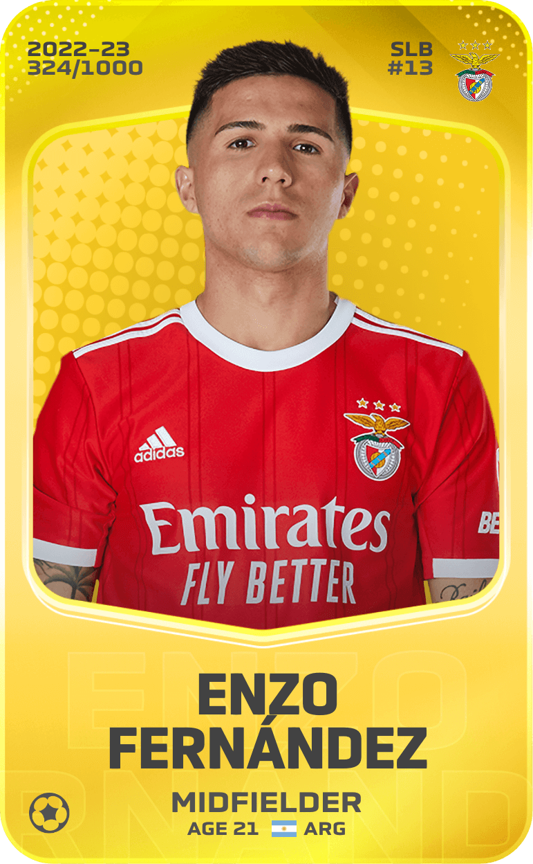 Enzo Fernández 2022-23 • Limited 324/1000