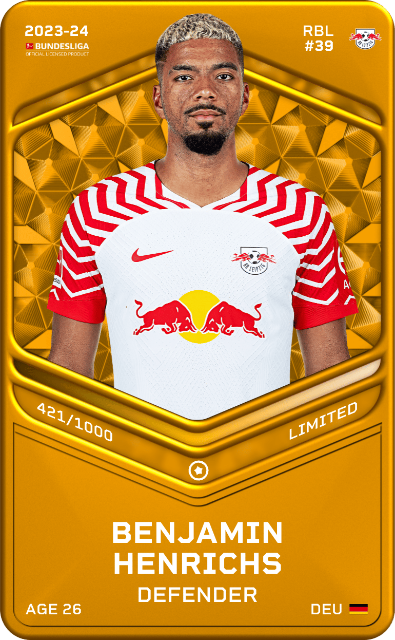Benjamin Henrichs 2023-24 • Limited 421/1000