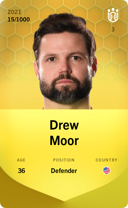 Sorare - Sorare Official - Drew Moor 2021-22 • Limited 15/1000 - NFT # 8992068875082016356572673465855886186351020841874846133496294200197117264762
