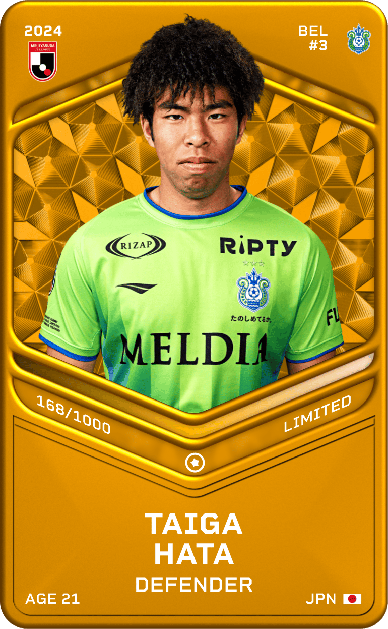 Taiga Hata 2024-25 • Limited 168/1000