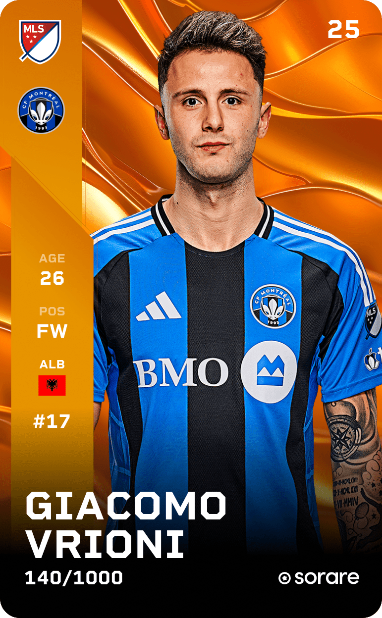 Giacomo Vrioni 2025-26 • Limited 140/1000
