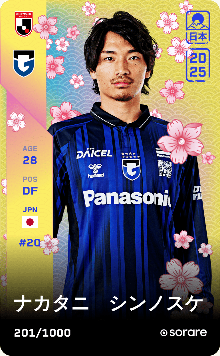 Shinnosuke Nakatani 2025-26 • Limited 201/1000