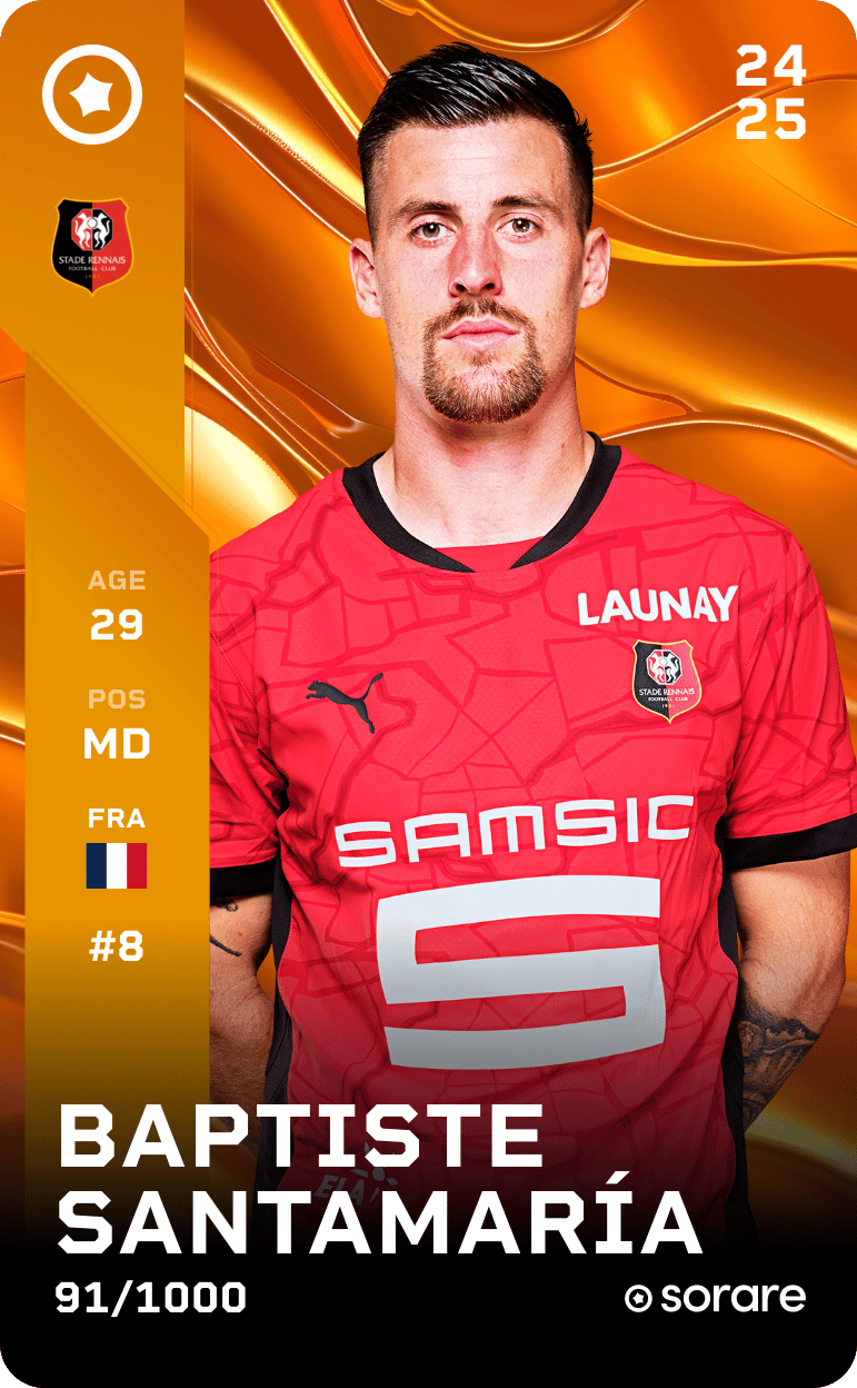 Baptiste Santamaría 2024-25 • Limited 91/1000