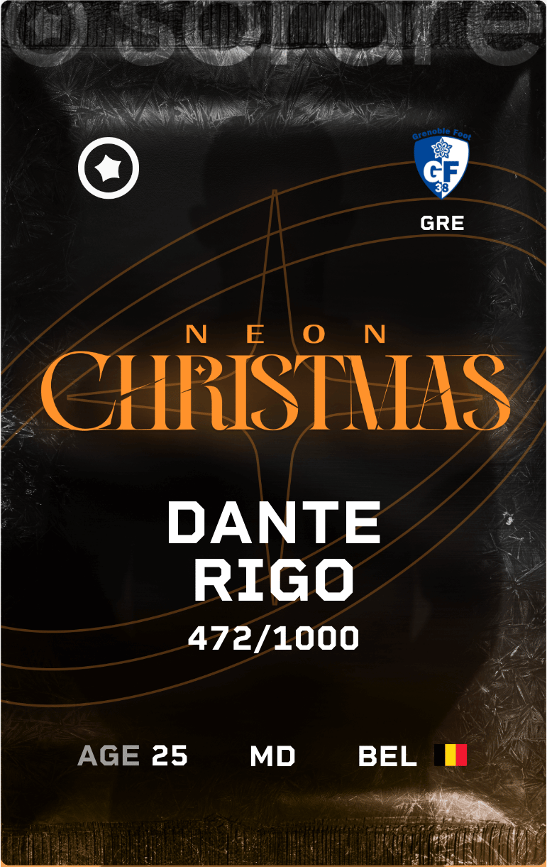 Dante Rigo 2024-25 • Limited 472/1000