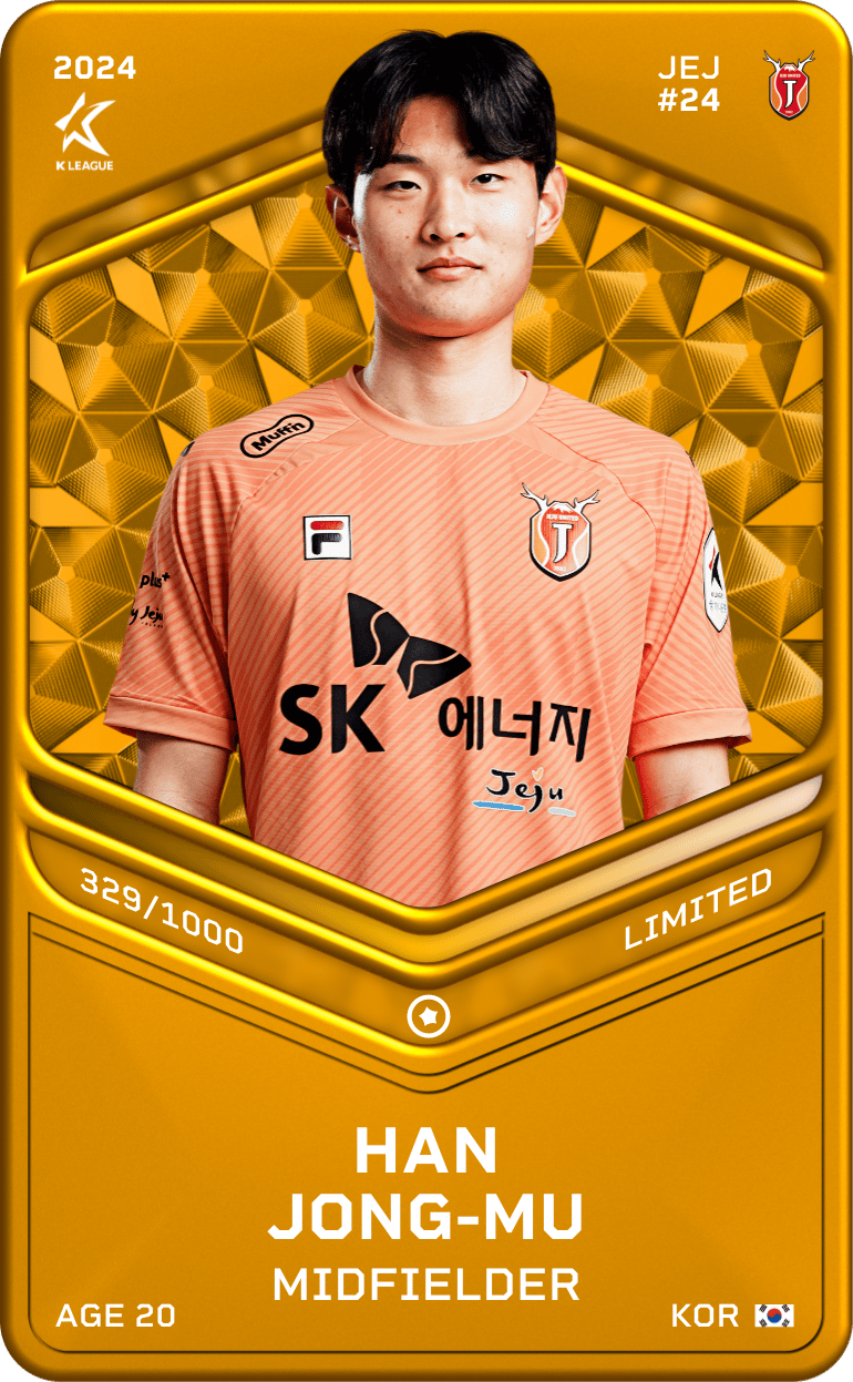 Han Jong-Mu 2024-25 • Limited 329/1000