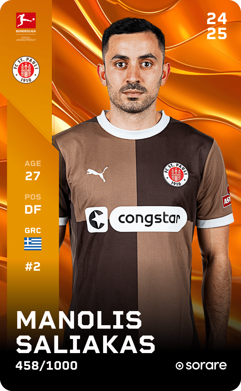Manolis Saliakas 2024-25 • Limited 458/1000