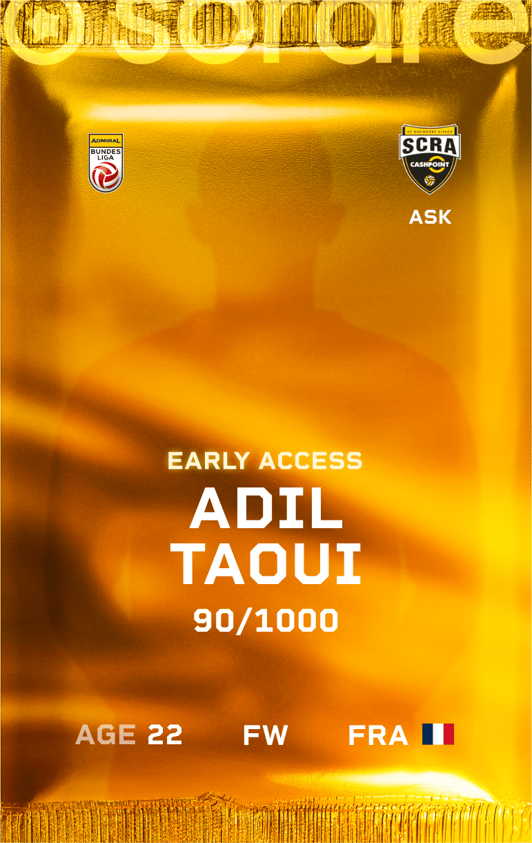 Adil Taoui 2024-25 • Limited 90/1000