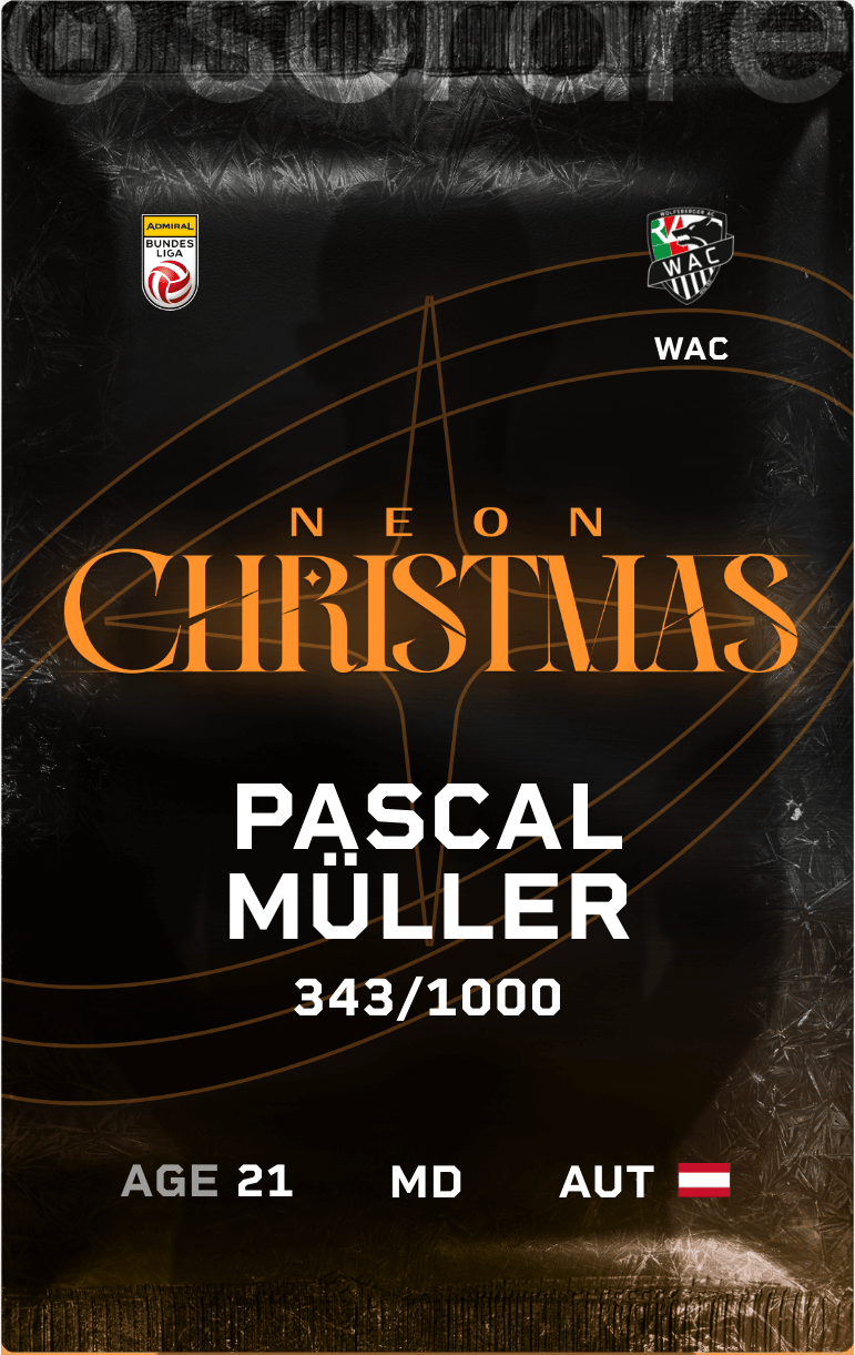 Pascal Müller 2024-25 • Limited 343/1000