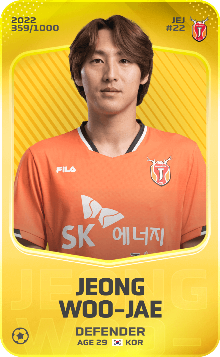 Jeong Woo-Jae 2022-23 • Limited 359/1000