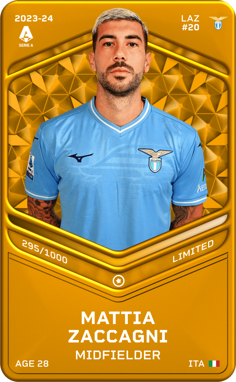 Mattia Zaccagni 2023-24 • Limited 295/1000